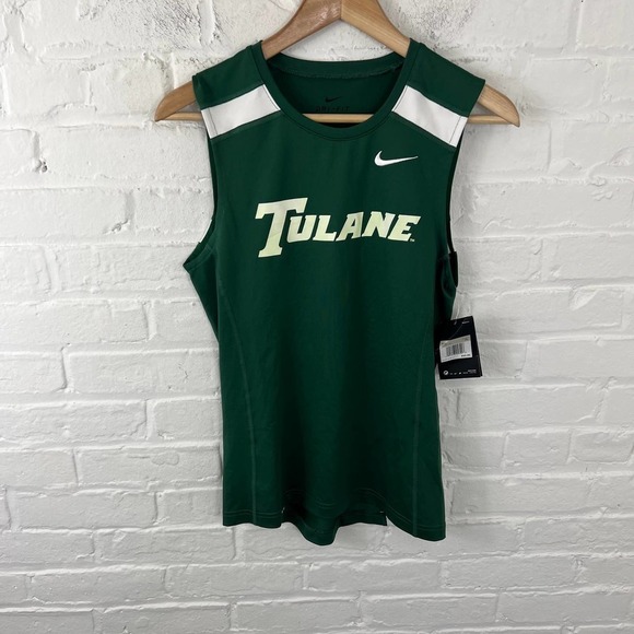 Nike Men's Dri Fit Classic Logo Tank Top Sleeveless Green/White Size XS NWT - Picture 1 of 5